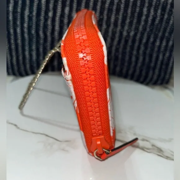 Kate Spade Orange Jae Wild Blossom Multi Large Continental Zip Around Wallet - Picture 4 of 16